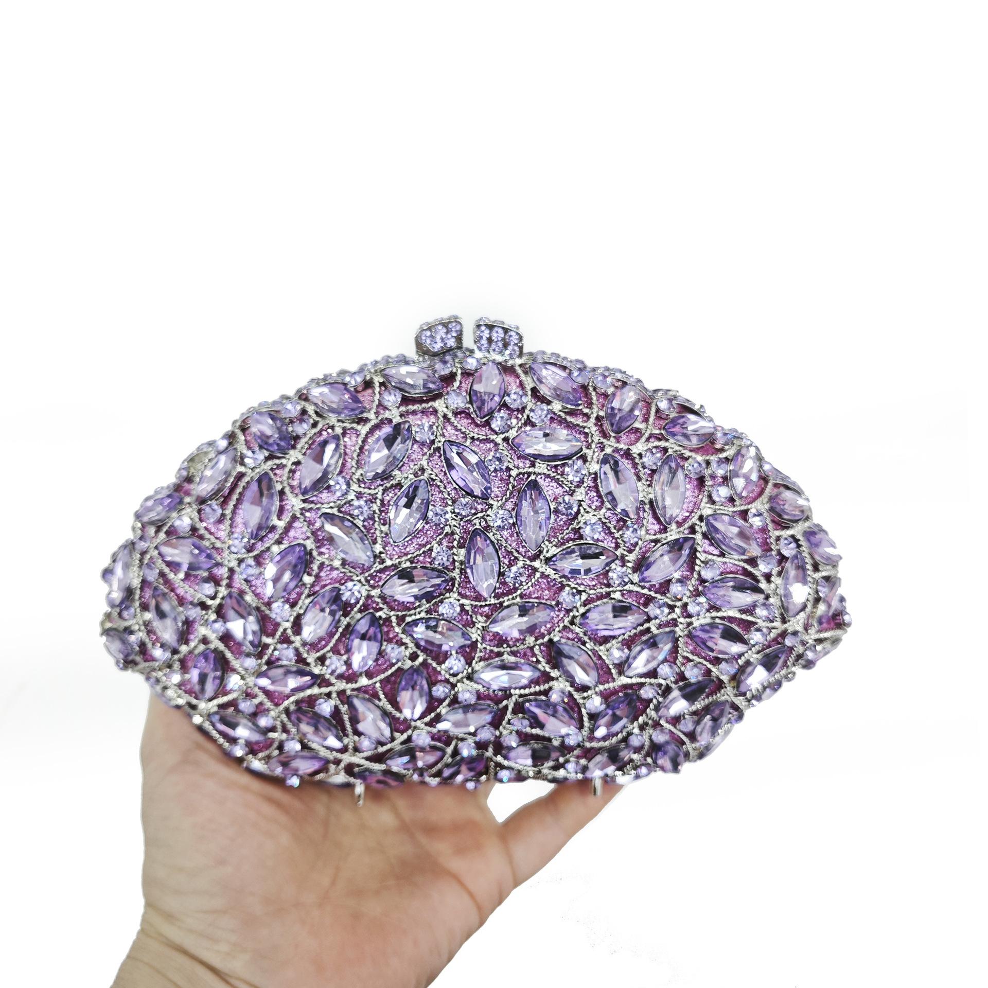 Damen Clutch mit Strassbesatz für festliche Abendanlässe