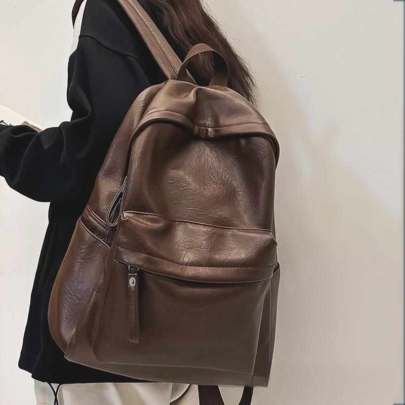 Eleganter Damen-Lederrucksack mit Laptopfach