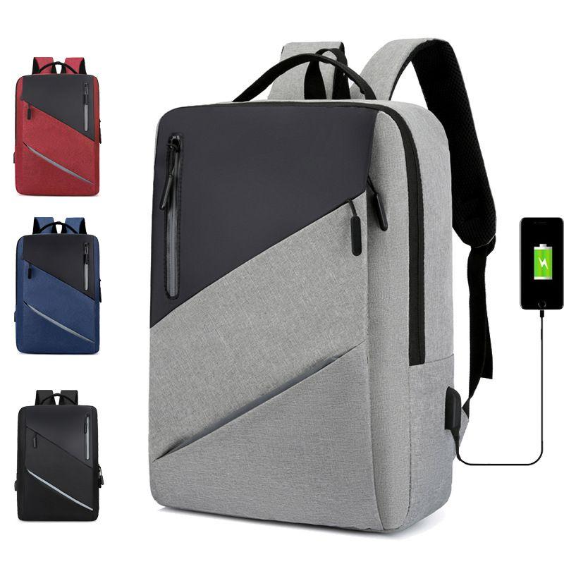 Herren-Business-Rucksack mit gepolstertem Laptopfach und USB-Anschluss