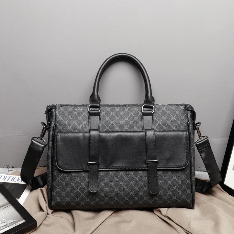 Große Herren Business-Umhängetasche mit Laptopfach