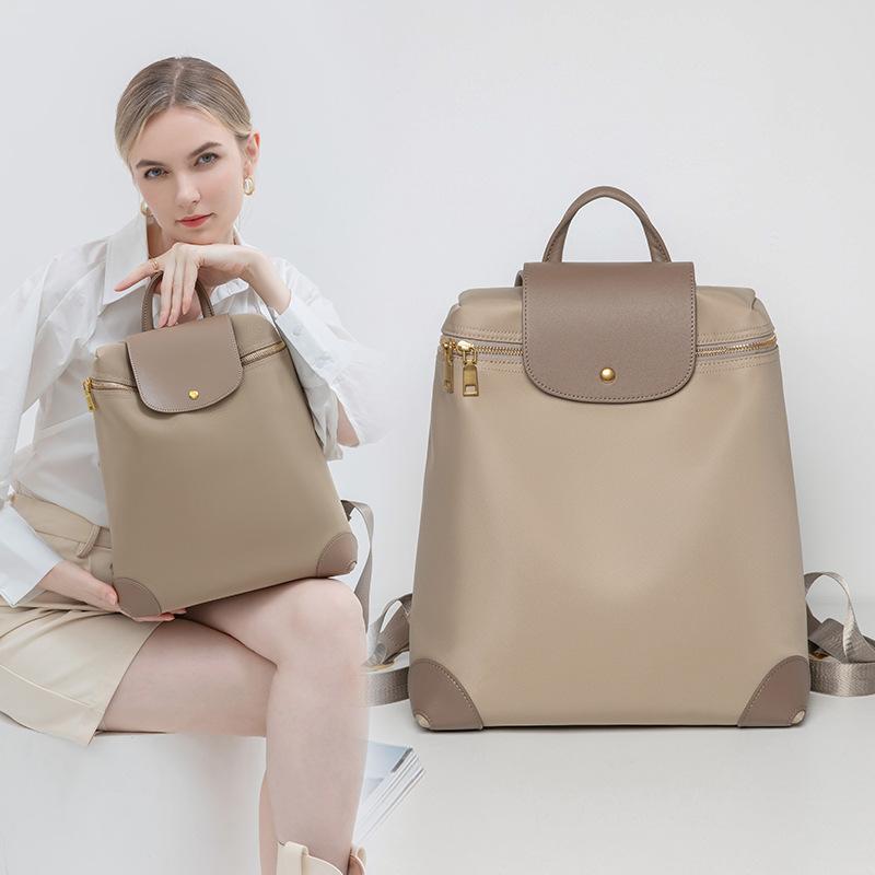 Leichter Nylon-Damenrucksack für Schule und Reise